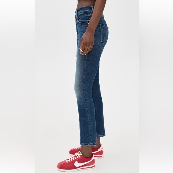 MOTHER Dark Blue Ankle Jeans - Picture 4 of 8